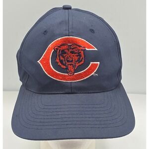 Vintage Drew Pearson Chicago Bears Snapback Hat‎ Navy Blue NFL Football Cap